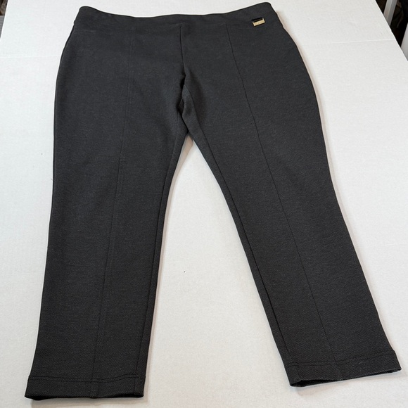Calvin Klein Pants - Calvin Klein Gray Textured Stretch Riding Pants